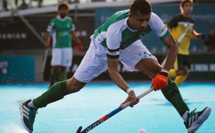 Pakistan hockey captain Shakeel Ammad Butt. Pic/X (@AmmadButt96)